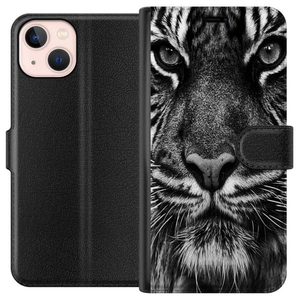 Kompatibelt Plånboksfodral till Apple iPhone 13 mini Tiger