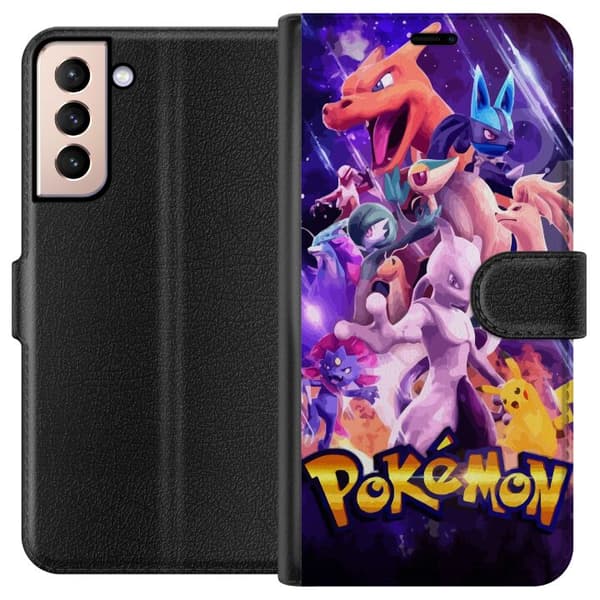 Kompatibelt Plånboksfodral till Samsung Galaxy S21 Pokemon
