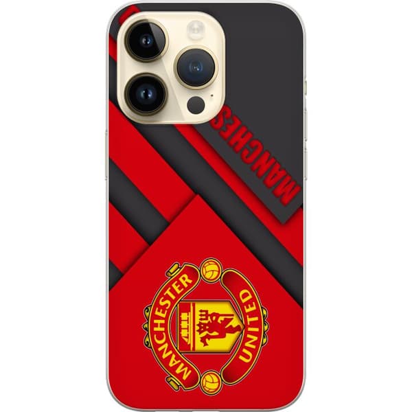 Kompatibelt Mobilskal till Apple iPhone 14 Pro Manchester United