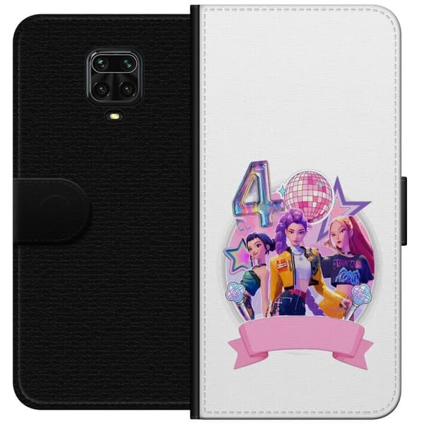 Kompatibelt Lommeboketui til Xiaomi Redmi Note 9S Popstjärnor nummer fyra