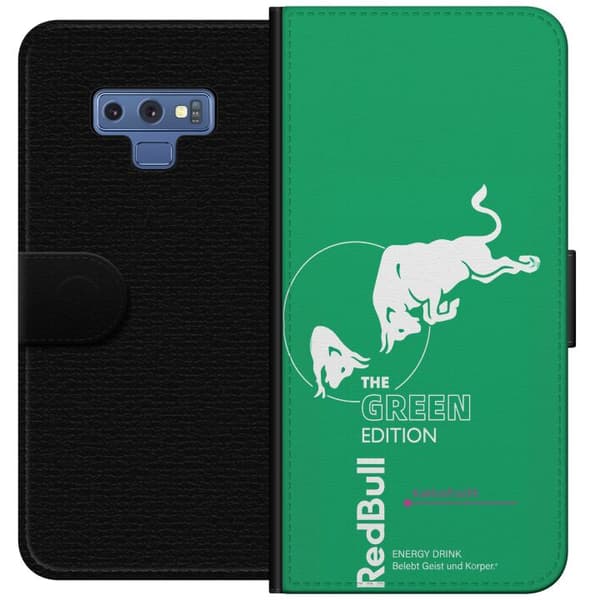 Kompatibel Tegnebogsetui til Samsung Galaxy Note9  Moderne grøn drikkeinspireret design