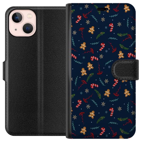 Kompatibelt Plånboksfodral till Apple iPhone 13 mini God Jul