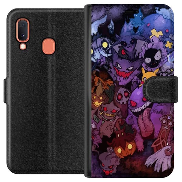Kompatibelt Plånboksfodral till Samsung Galaxy A20e Pokemon Haunter