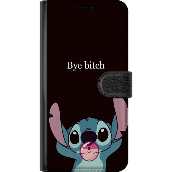 Kompatibelt Plånboksfodral till Samsung Galaxy A13 Bye bitch, Stitch