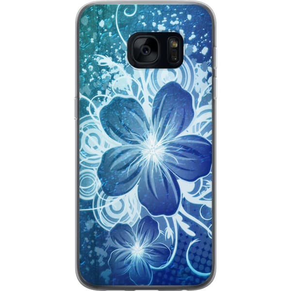 Kompatibelt Mobilskal till Samsung Galaxy S7 Blommor
