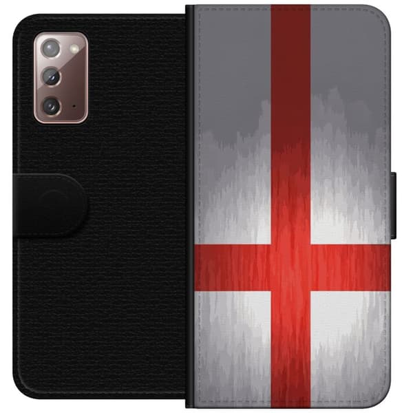 Kompatibelt Plånboksfodral till Samsung Galaxy Note20 Englands flagga