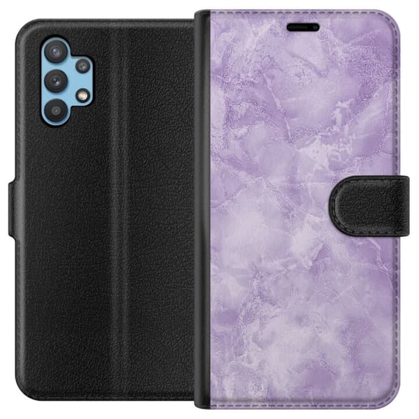 Kompatibelt Plånboksfodral till Samsung Galaxy A32 5G Marmor