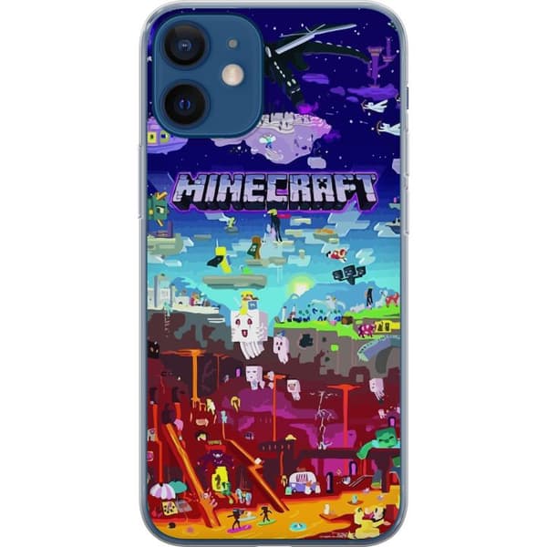 Kompatibelt Mobildeksel til Apple iPhone 12 Minecraft