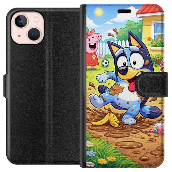 Kompatibelt Plånboksfodral till Apple iPhone 13 Blåy