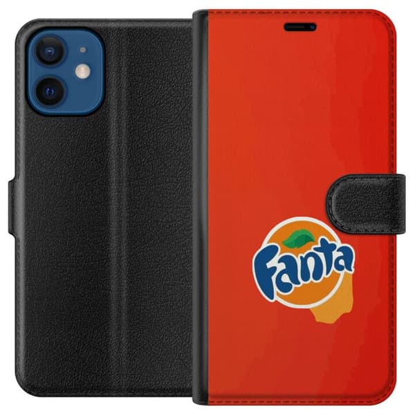 Kompatibel Tegnebogsetui til Apple iPhone 12 mini Elegant appelsinformation design