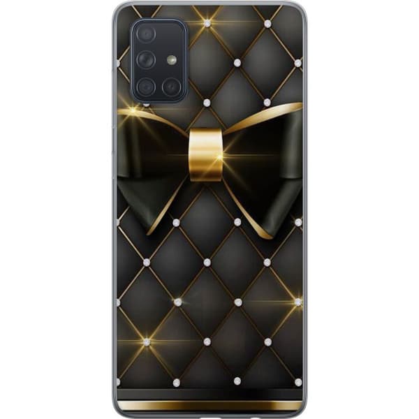 Kompatibelt Mobildeksel til Samsung Galaxy A71 Gullrosett