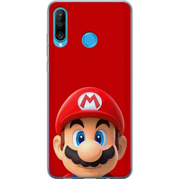 Kompatibelt Mobilskal till Huawei P30 lite Super Mario Bros