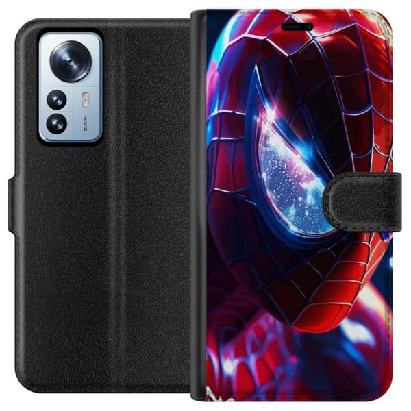 Kompatibel Tegnebogsetui til Xiaomi 12 Pro Spidermand