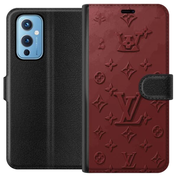 Kompatibelt Plånboksfodral till OnePlus 9 Elegant monogrammönster med exklusiv känsla