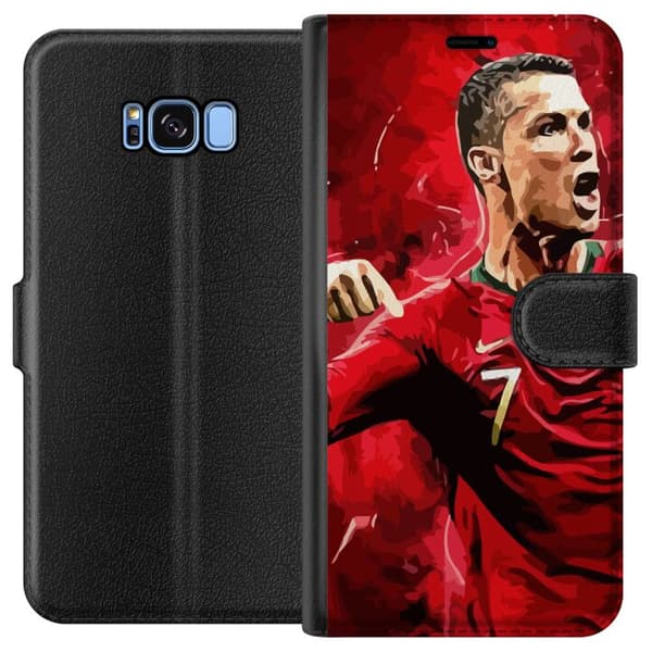 Kompatibelt Plånboksfodral till Samsung Galaxy S8 Ronaldo
