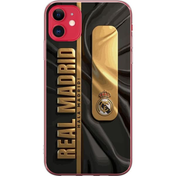 Kompatibelt Mobildeksel til Apple iPhone 11 Real Madrid guld emblem