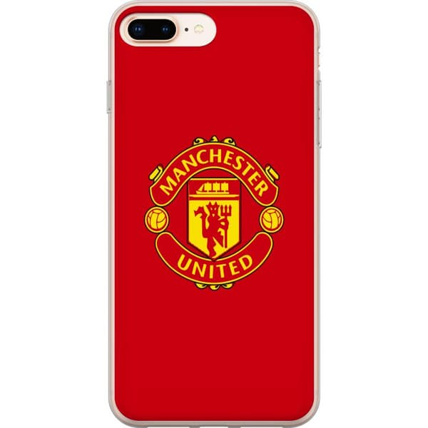 Kompatibelt Mobildeksel til Apple iPhone 8 Plus Manchester United