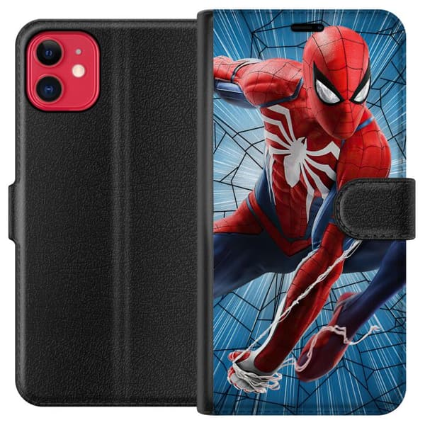 Kompatibel Tegnebogsetui til Apple iPhone 11 Spidermand