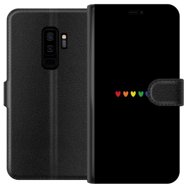 Kompatibelt Lommeboketui til Samsung Galaxy S9+ Stolt Hjerter