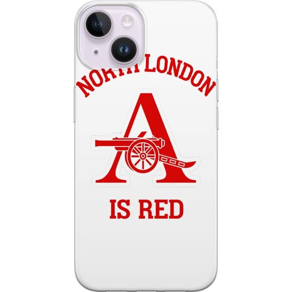 Kompatibelt Mobilskal till Apple iPhone 14 Arsenal is red