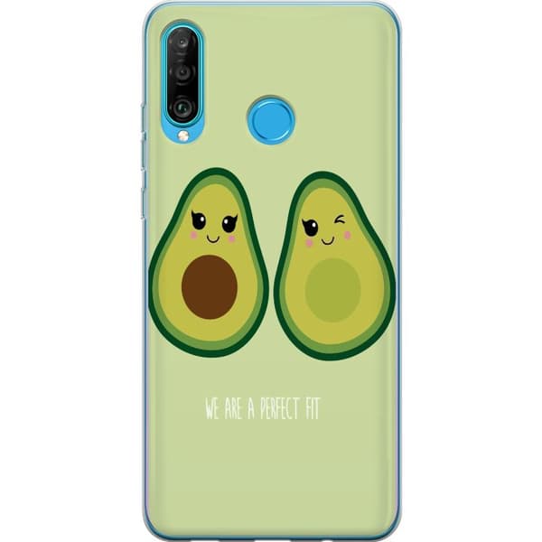 Kompatibelt Mobilskal till Huawei P30 lite Avokado