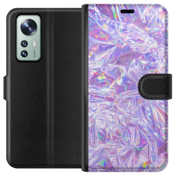 Yhteensopiva Lompakkokotelo Xiaomi 12 Kimaltelee