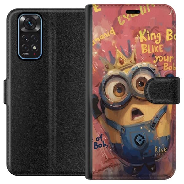 Kompatibel Tegnebogsetui til Xiaomi Redmi Note 11 Minion Med Krona