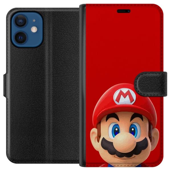 Kompatibel Tegnebogsetui til Apple iPhone 12 Super Mario Bros