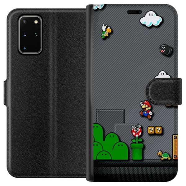 Kompatibelt Plånboksfodral till Samsung Galaxy S20+ Super Mario Bros