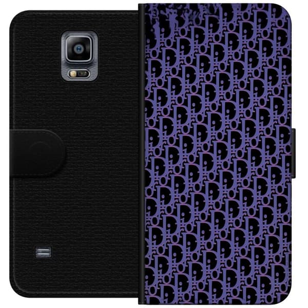 Kompatibelt Lommeboketui til Samsung Galaxy Note 4 Moderneluksuriøst monogram i stilrent design