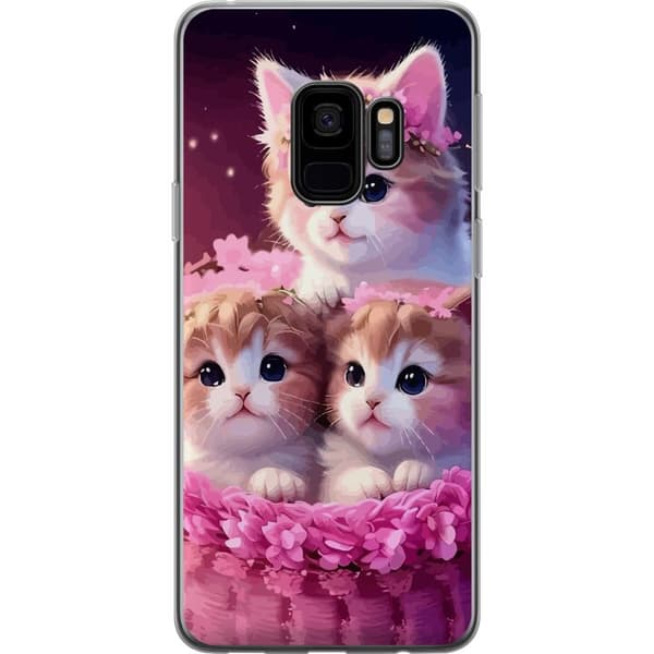 Kompatibelt Mobilskal till Samsung Galaxy S9 Katter