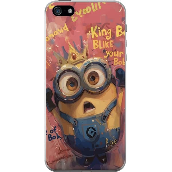 Kompatibel Mobilcover til Apple iPhone 5 Minion Med Krona