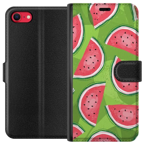 Yhteensopiva Lompakkokotelo Apple iPhone 7 Vattenmelon