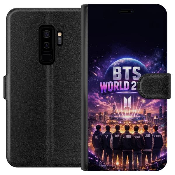 Kompatibel Tegnebogsetui til Samsung Galaxy S9+ BTS