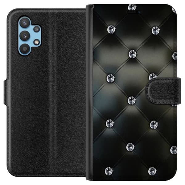 Kompatibelt Plånboksfodral till Samsung Galaxy A32 5G Big as diamond