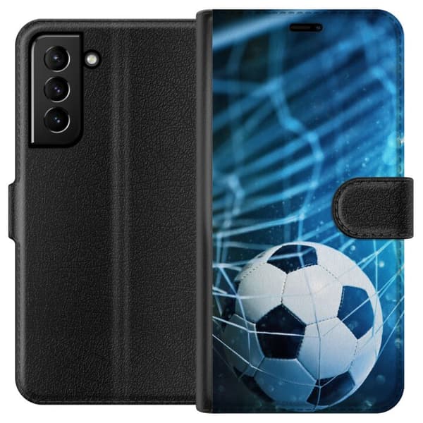 Kompatibel Tegnebogsetui til Samsung Galaxy S21+ 5G Fodbold