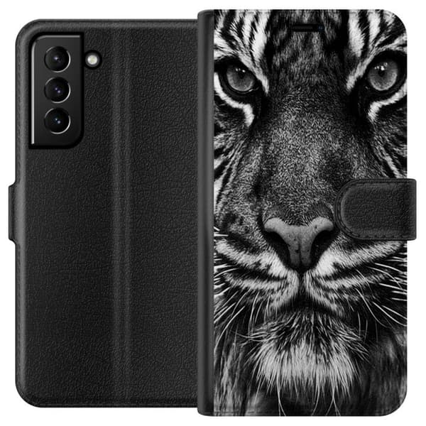 Kompatibelt Plånboksfodral till Samsung Galaxy S21+ 5G Tiger