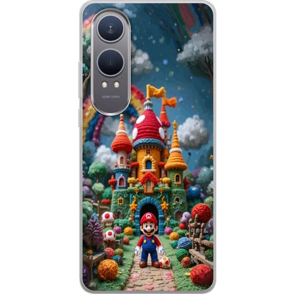 Kompatibelt Mobildeksel til OnePlus Nord CE4 Lite Super Mario-inspirert eventyrtema