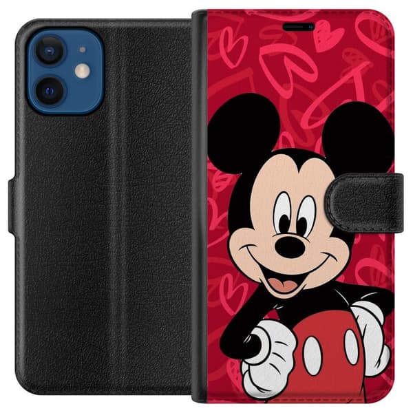 Kompatibel Tegnebogsetui til Apple iPhone 12 mini Minnie Mus