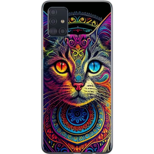 Kompatibelt Mobildeksel til Samsung Galaxy A51 Katt