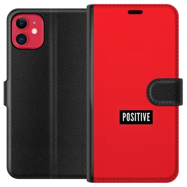 Yhteensopiva Lompakkokotelo Apple iPhone 11 Positive text