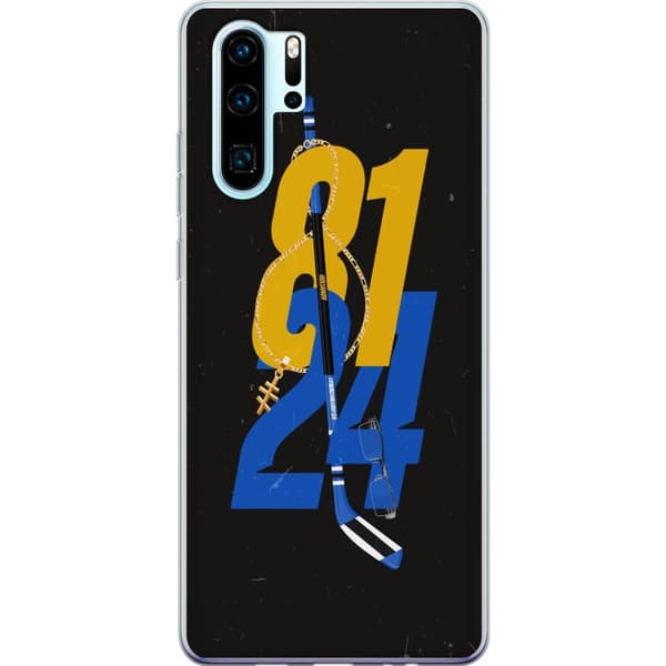 Kompatibelt Mobildeksel til Huawei P30 Pro Hockeynummer med klubba