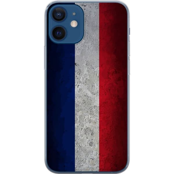 Kompatibelt Mobildeksel til Apple iPhone 12 mini Rent fransk flaggdesign
