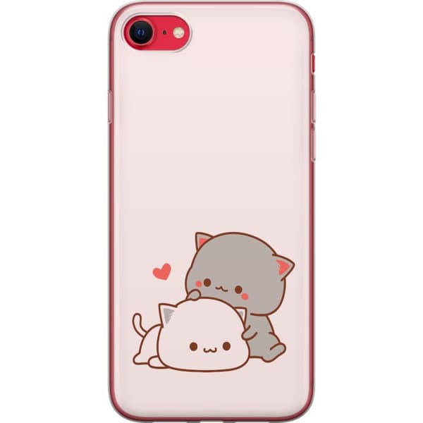 Kompatibelt Mobildeksel til Apple iPhone SE (2022) Kawaii Katt