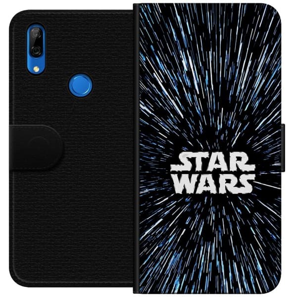 Kompatibel Tegnebogsetui til Huawei P Smart Z Klassisk Star Wars design med rumfølelse