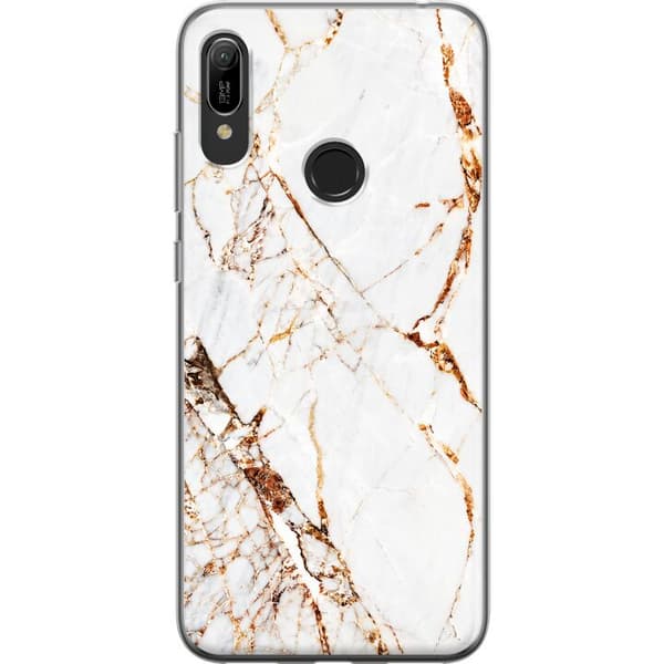 Kompatibelt Mobildeksel til Huawei Y6 (2019) Gyldne årer