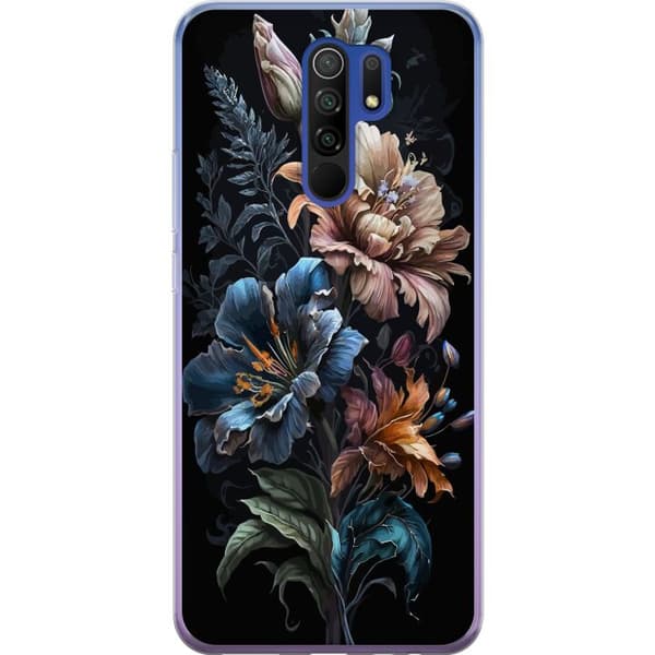 Kompatibelt Mobilskal till Xiaomi Redmi 9 Blommor