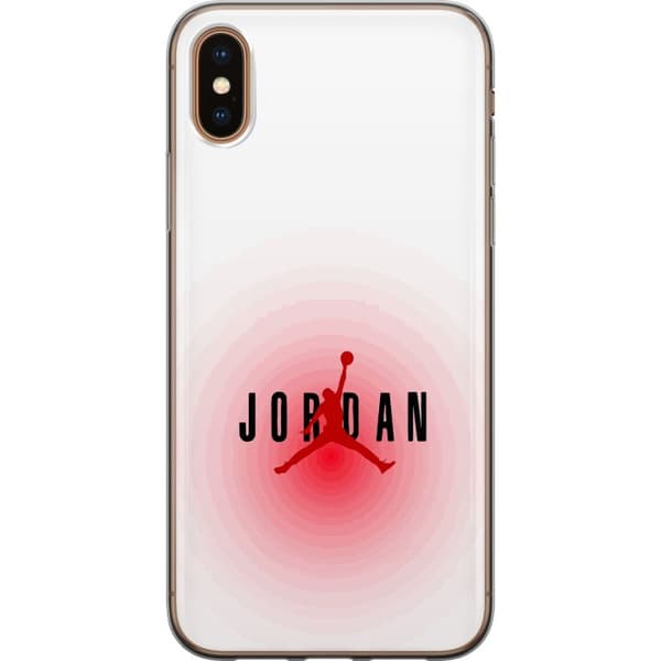 Kompatibelt Mobilskal till Apple iPhone X Basketspelare och silhuett