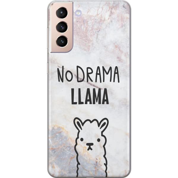Kompatibel Mobilcover til Samsung Galaxy S21 Llama Marmor