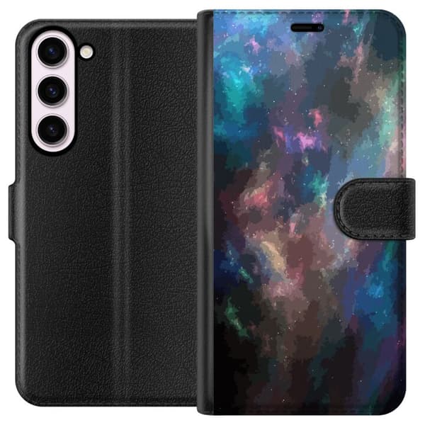 Kompatibel Tegnebogsetui til Samsung Galaxy S23+ Galakse Marmor